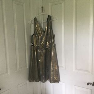 Forever 21 Plus Gold Dress